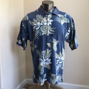 Tommy Bahama Men’s Hawaiian Collared Shirt Size L